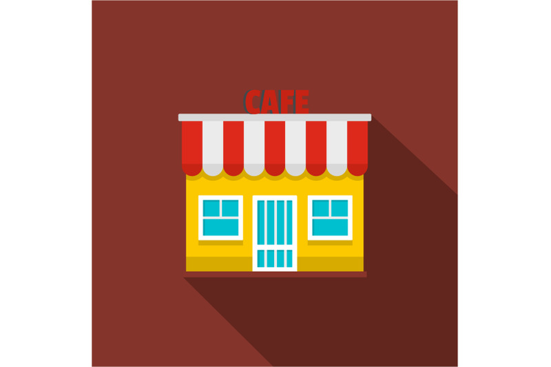 cafe-icon-flat-style