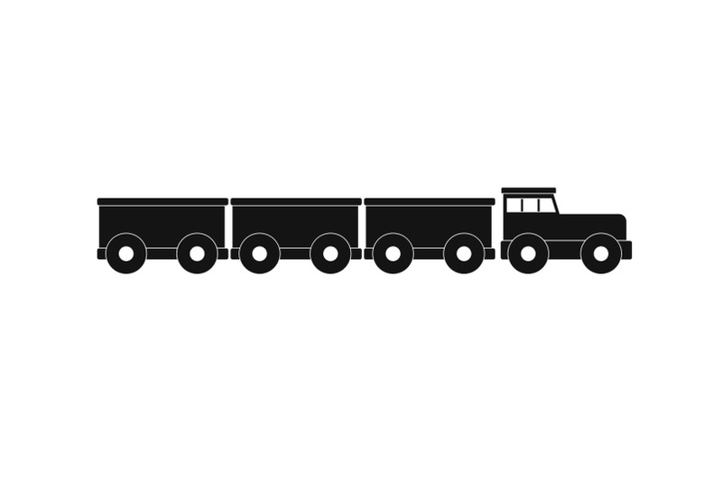 tourist-train-icon-simple-style