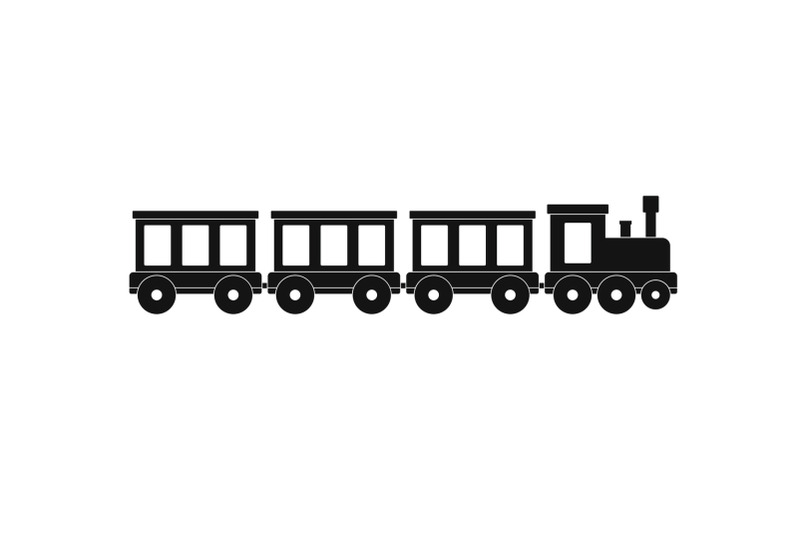 passenger-train-icon-simple-style