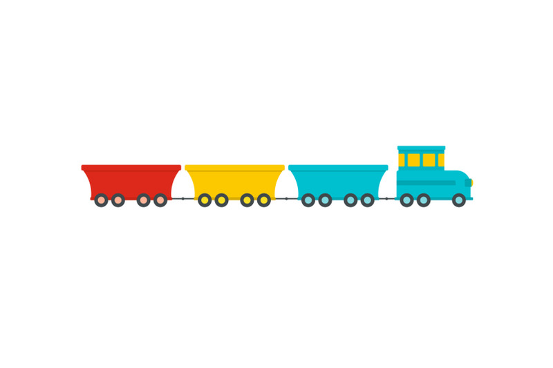 commercial-train-icon-flat-style