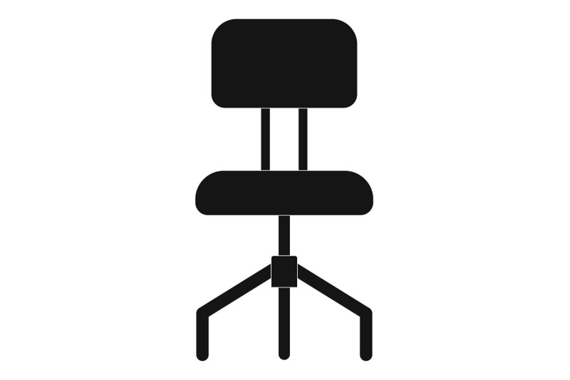 hard-chair-icon-simple-style