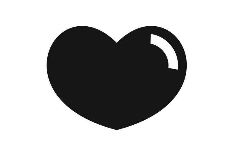 loving-heart-icon-simple-style