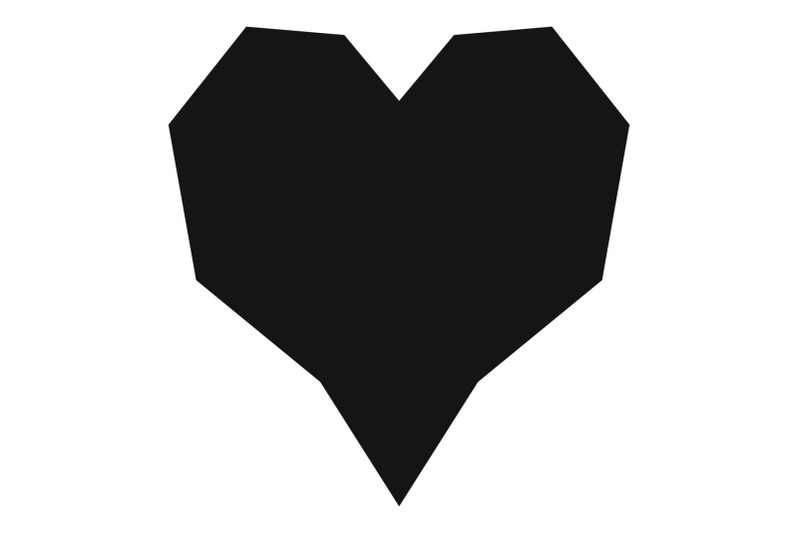 angular-heart-icon-simple-style