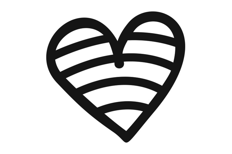 new-heart-icon-simple-style
