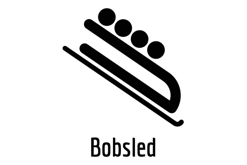 bobsled-icon-simple-style