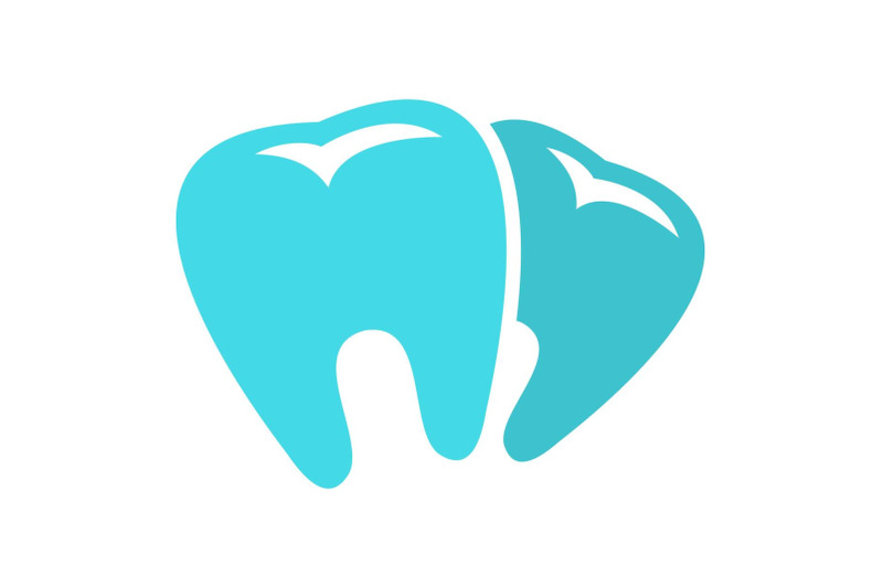 bad-tooth-logo-icon-flat-style