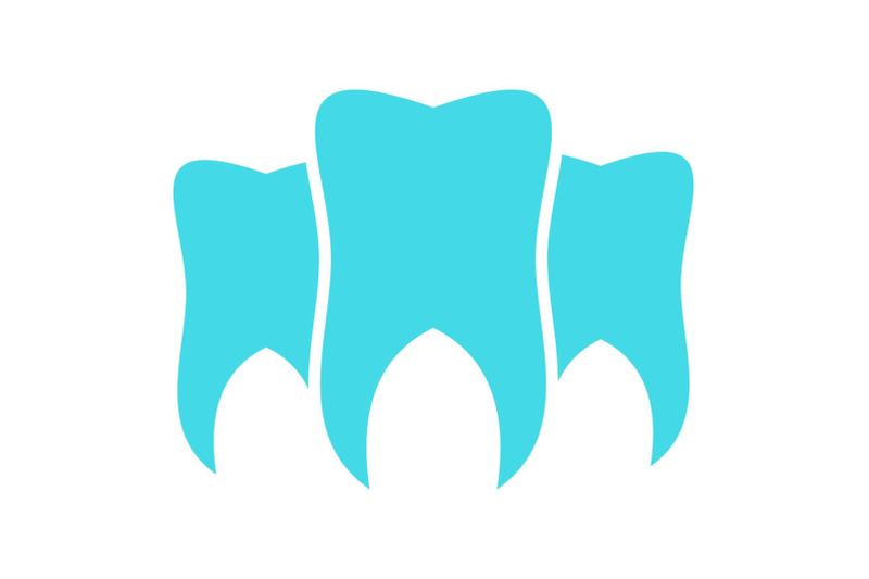 brittle-tooth-logo-icon-flat-style