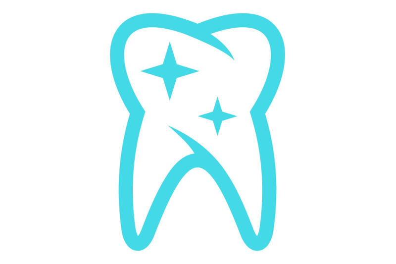 long-tooth-icon-flat-style