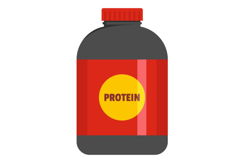 large-pack-of-protein-icon-flat-style