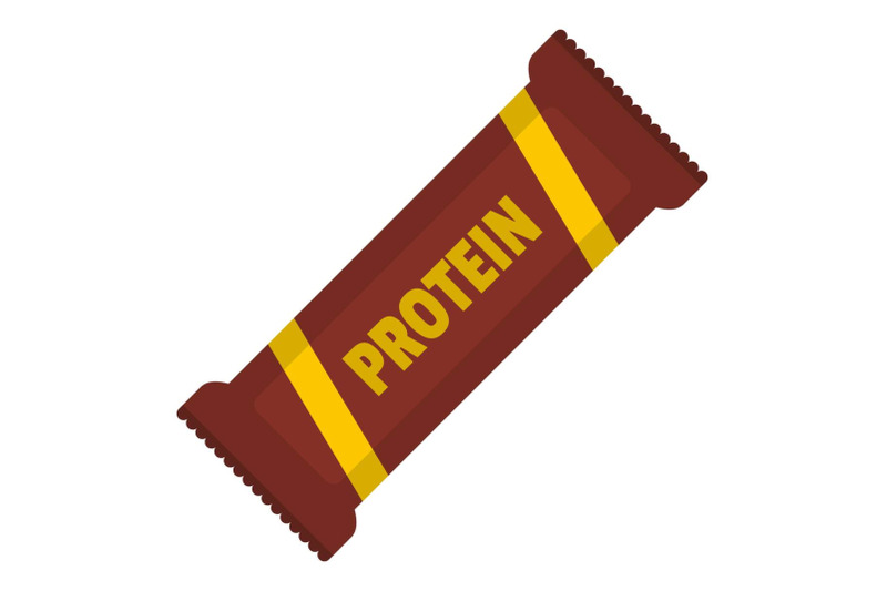 protein-snack-icon-flat-style