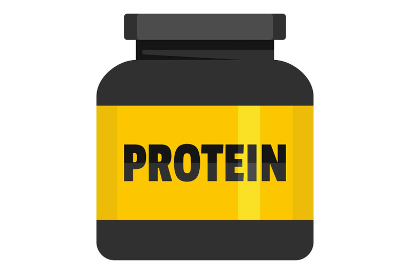 kilogram-protein-icon-flat-style