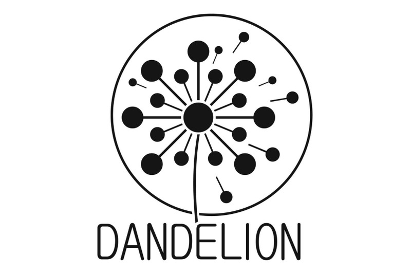 faded-dandelion-logo-icon-simple-style