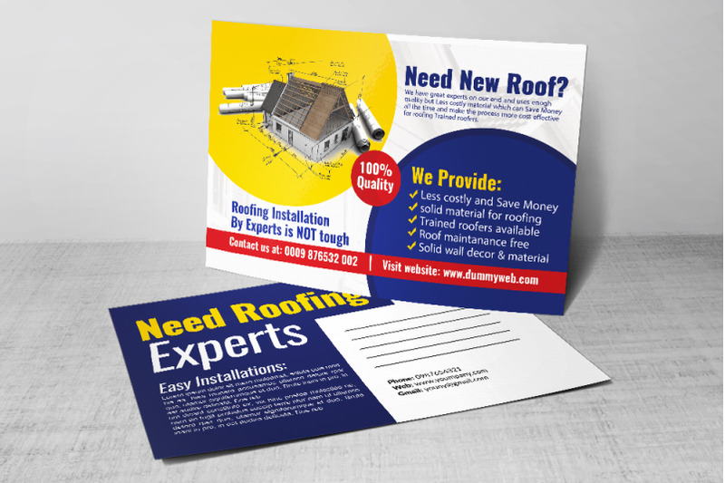 roof-installation-postcard-template