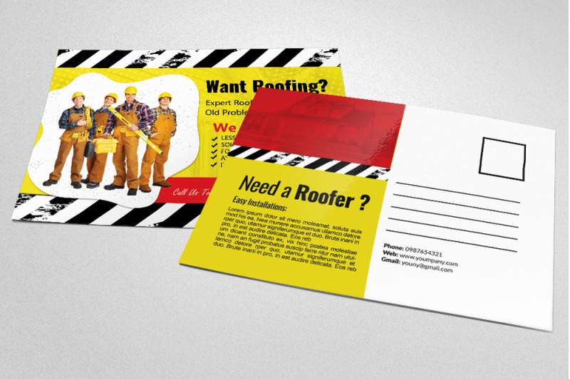 roofing-service-provider-postcard-psd