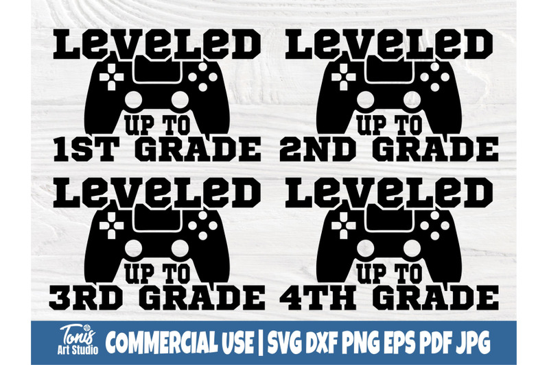 leveled-up-to-1st-2nd-3rd-4th-grade-svg