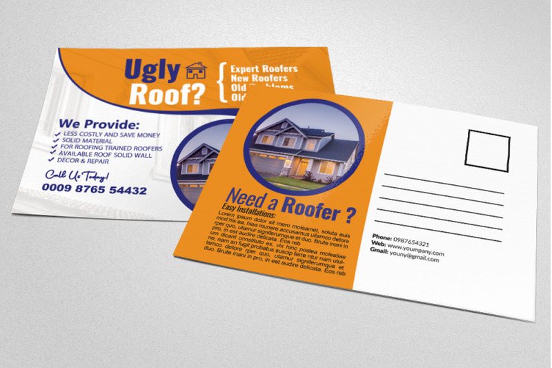 house-roofing-service-postcard-template