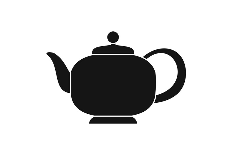 teapot-with-handle-icon-simple-style