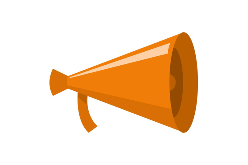 bullhorn-icon-cartoon-style