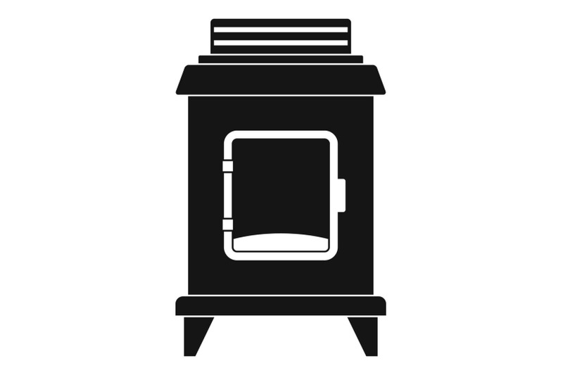 old-oven-icon-simple-style