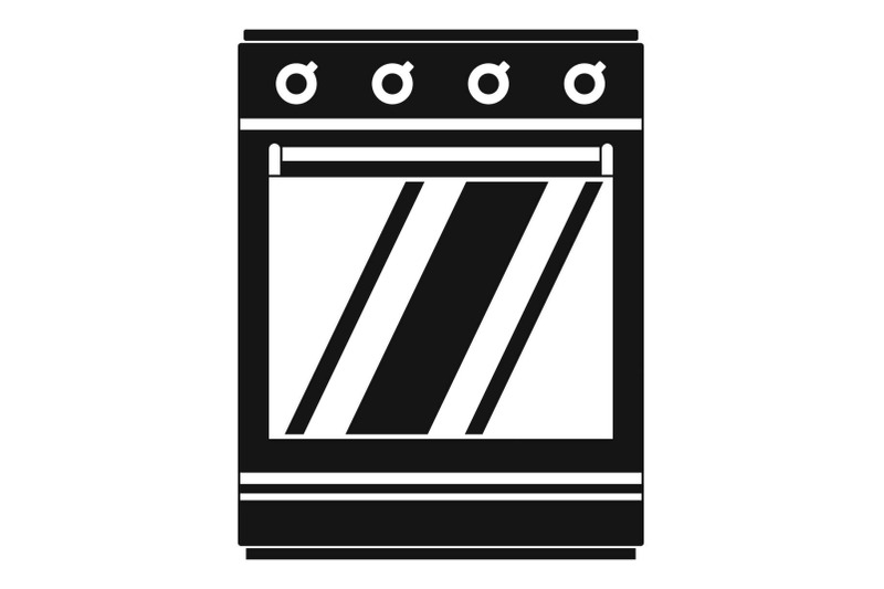 modern-gas-oven-icon-simple-style