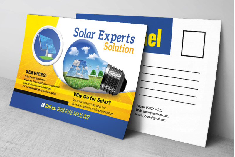 solar-energy-solution-postcard