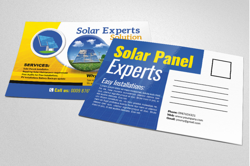 solar-energy-solution-postcard