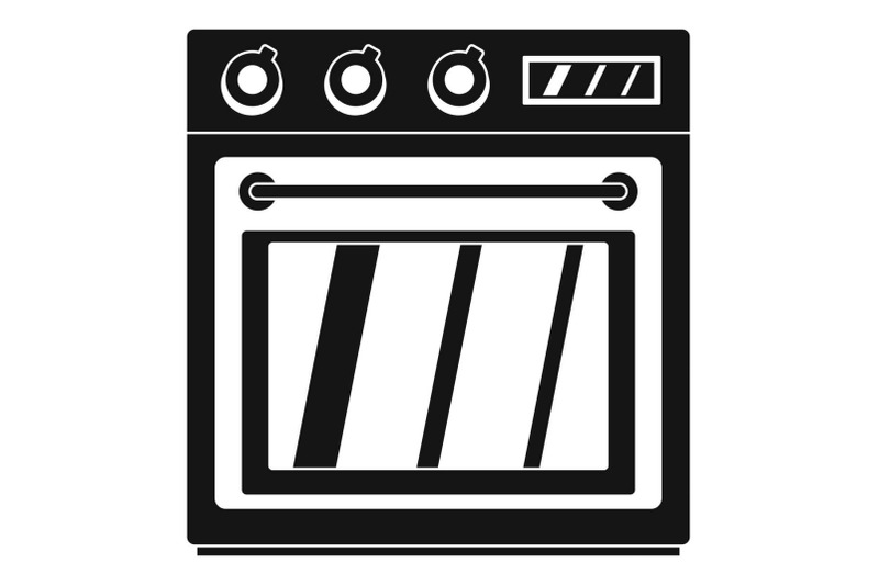 electric-oven-icon-simple-style