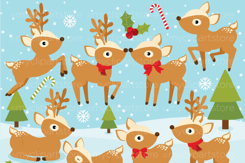 festive-reindeer-vector-clipart