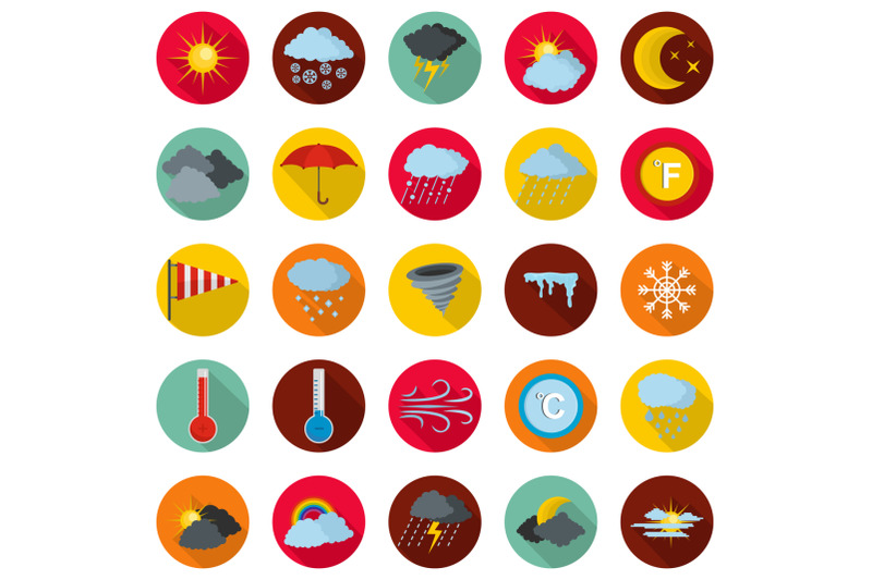 weather-icons-set-flat-style