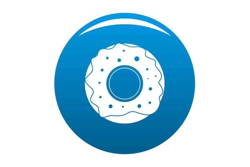 donut-icon-blue-vector