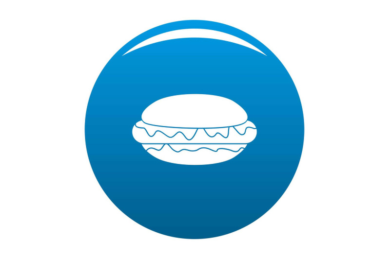 hot-dog-icon-blue-vector