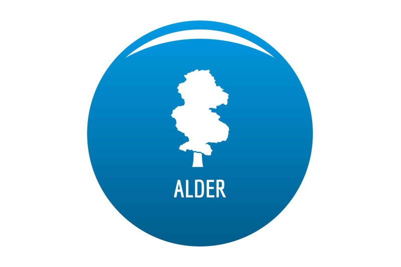 alder-tree-icon-blue-vector