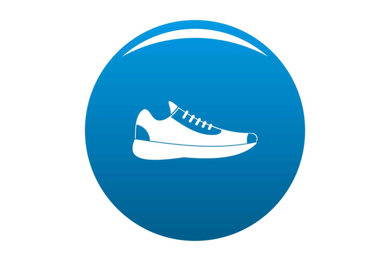 sneakers-icon-blue-vector