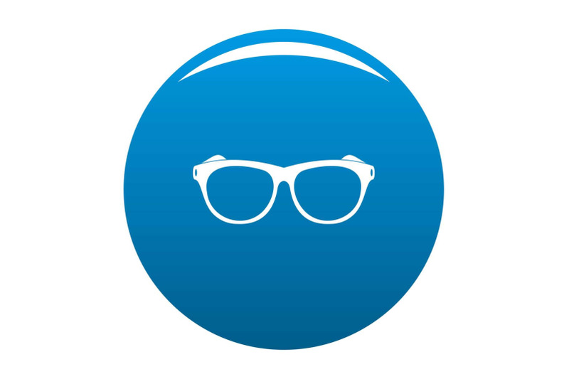 vintage-eyeglasses-icon-blue-vector