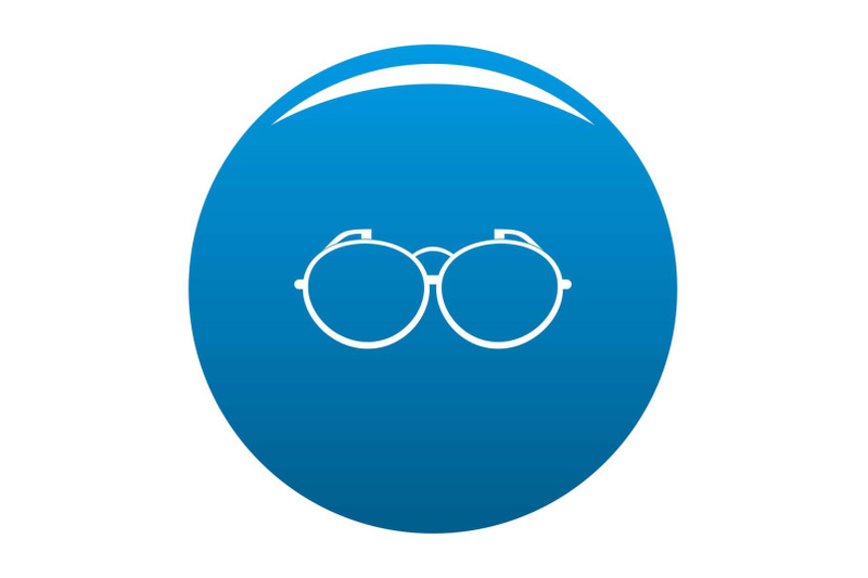 optical-eyeglasses-icon-blue-vector