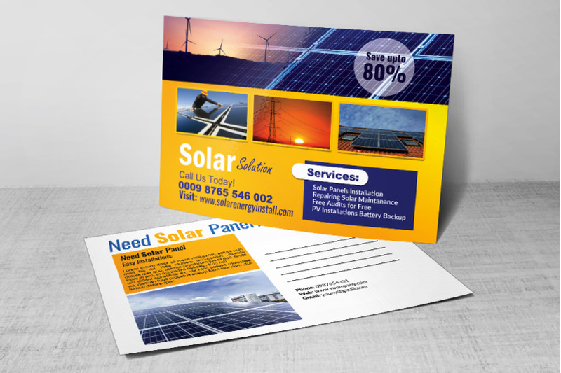 solar-panel-installation-postcard-template