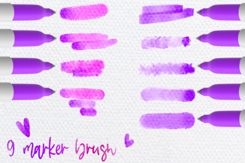 water-marker-procreate-brush-set