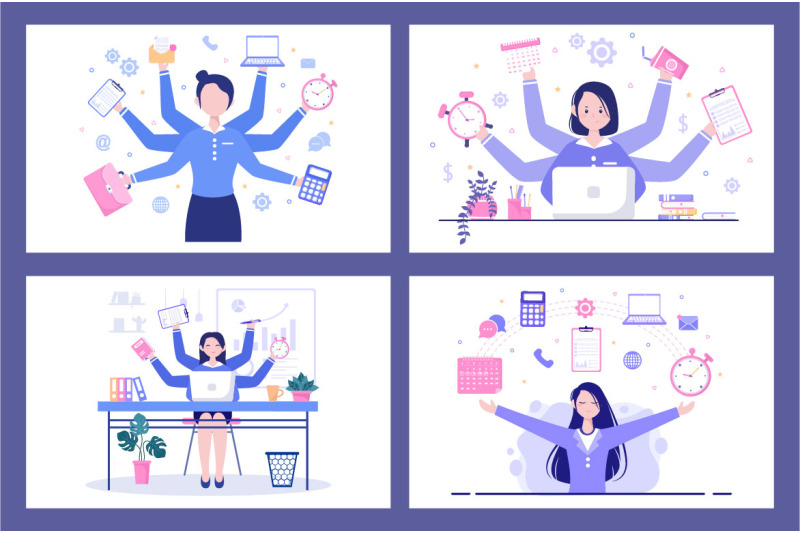 17-multitasking-business-woman-or-man-illustration