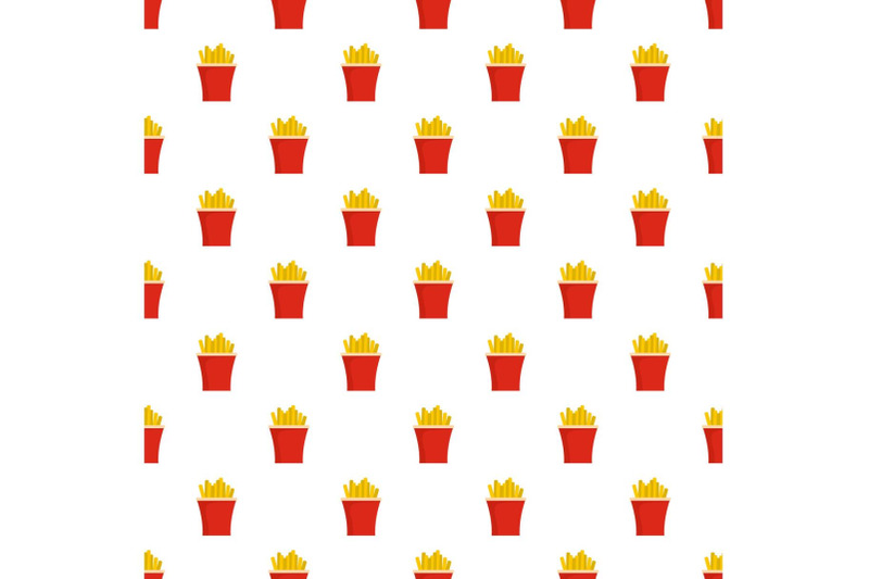 french-fries-pattern-seamless