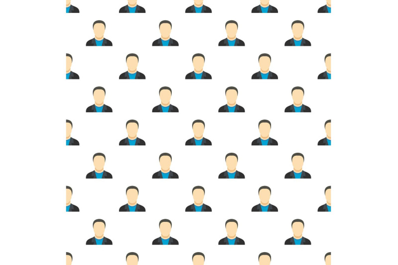 man-avatar-pattern-seamless