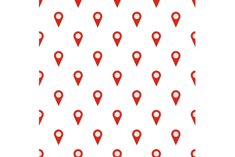 location-mark-pattern-seamless