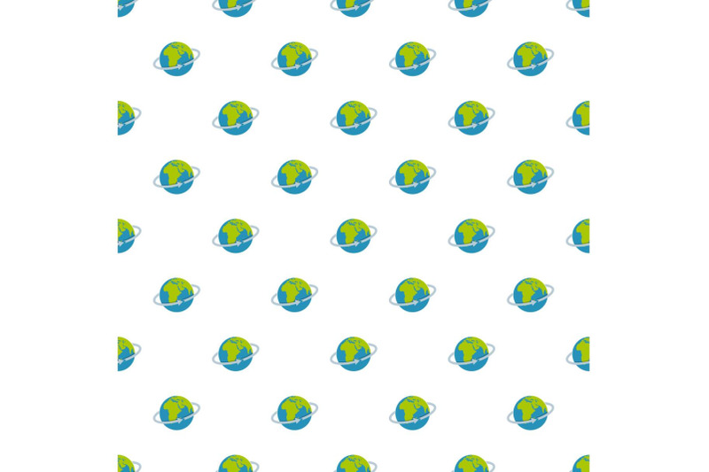 flight-around-world-pattern-seamless