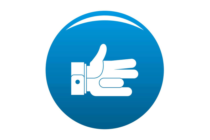 hand-abstract-icon-blue-vector