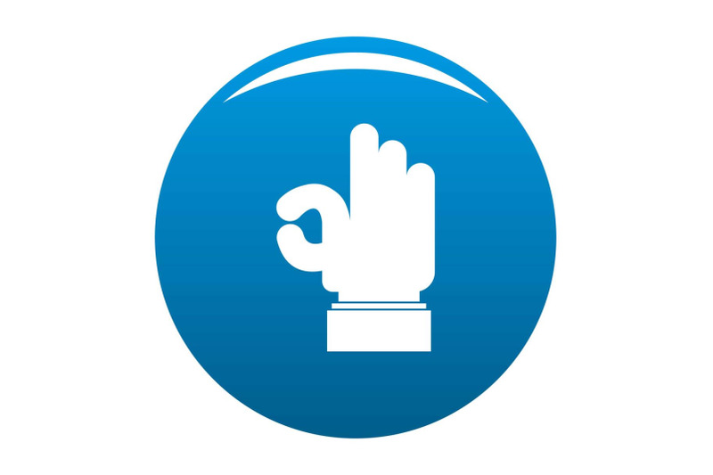 hand-everything-good-icon-blue-vector