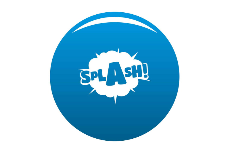 comic-boom-splash-icon-blue-vector