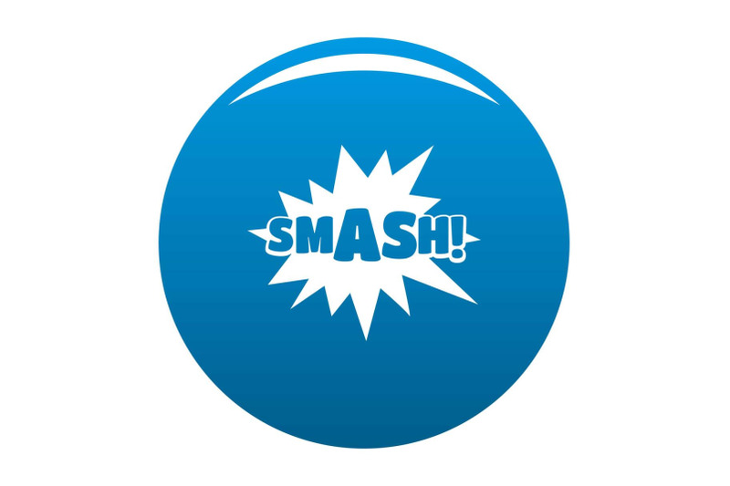 comic-boom-smash-icon-blue-vector