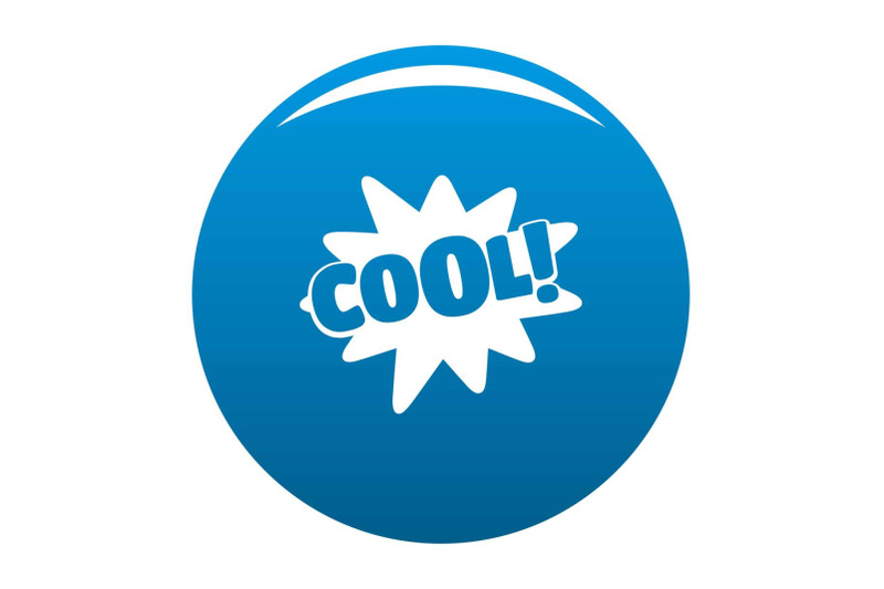 comic-boom-cool-icon-blue-vector