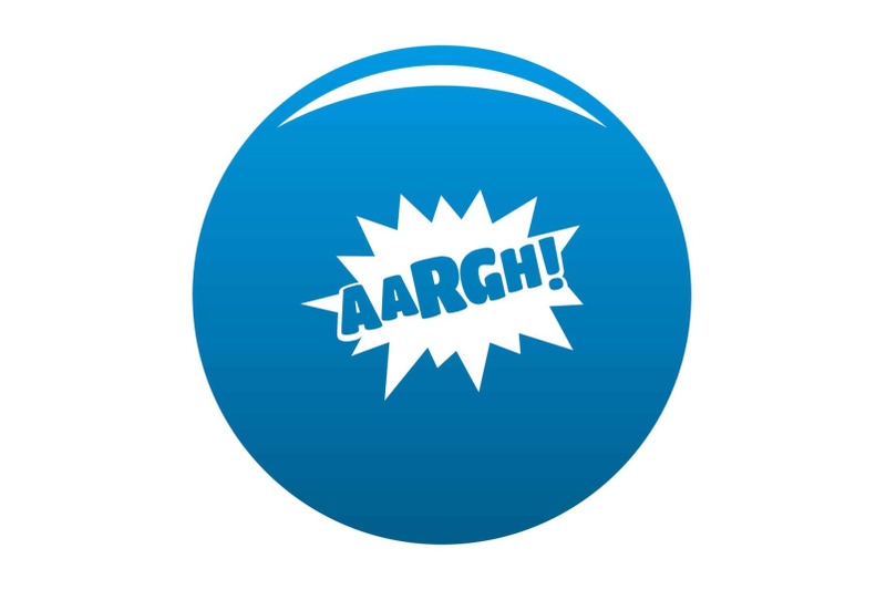 comic-boom-retro-icon-blue-vector