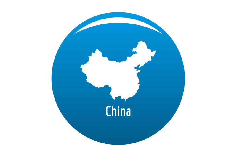 china-map-in-black-vector-simple