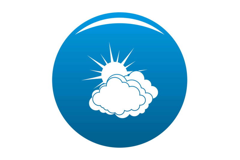 blue-cloudy-sun-icon-blue-vector